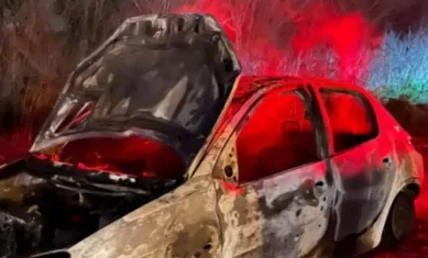 auto incendiado